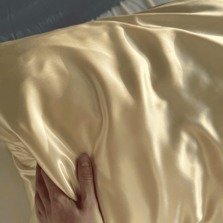 ШЕЛКОВАЯ НАВОЛОЧКА 50Х70 сливочный желтый_8