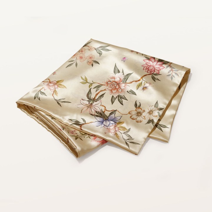 ШЕЛКОВАЯ НАВОЛОЧКА 50Х70_Японский сад_3