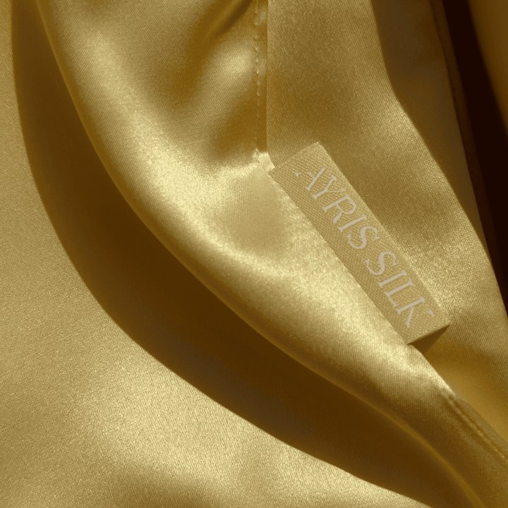 ШЕЛКОВАЯ НАВОЛОЧКА 50Х70 сливочный желтый_10